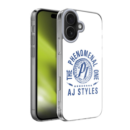 WWE 2017/18 Superstars 3 AJ Styles Phenomenal Vintage Soft Gel Case for Apple iPhone 17
