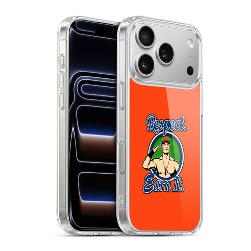 WWE 2017/18 Superstars 4 John Cena Respect Earn It Soft Gel Case for Apple iPhone 17 Pro