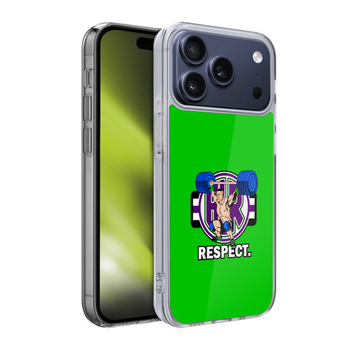 WWE 2017/18 Superstars 4 John Cenation Respect Soft Gel Case for Apple iPhone 17 Pro