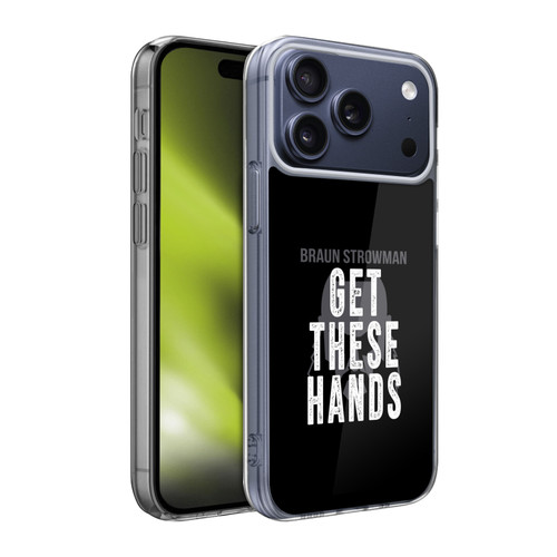 WWE Superstars 6 Braun Strowman Hands Soft Gel Case for Apple iPhone 17 Pro Max