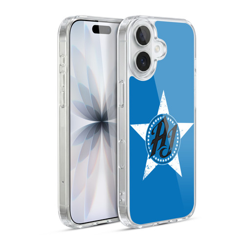 WWE Superstars 8 AJ Styles Logo Star Soft Gel Case for Apple iPhone 17