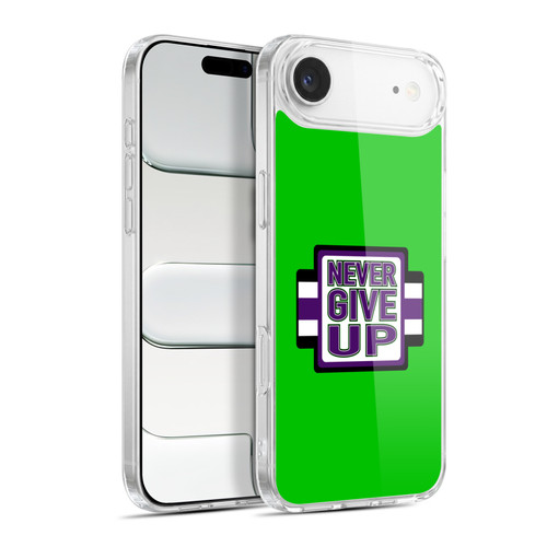 WWE Superstars 8 John Cena Never Give Up Soft Gel Case for Apple iPhone 17 Air