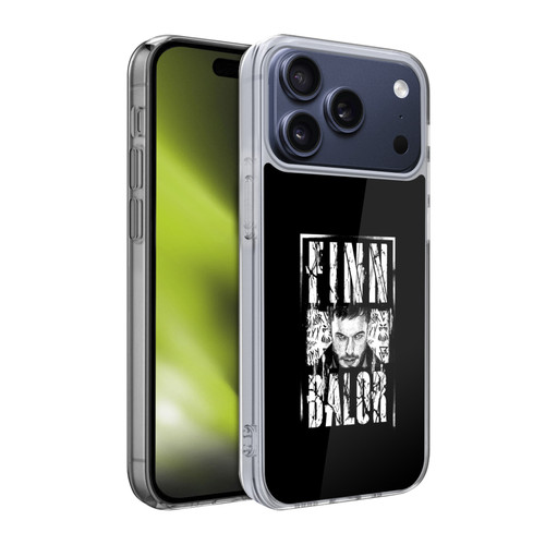 WWE Superstars 8 Finn Bàlor Photo Logotype Soft Gel Case for Apple iPhone 17 Pro