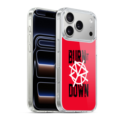 WWE Superstars 8 Seth Rollins Burn It Down Soft Gel Case for Apple iPhone 17 Pro