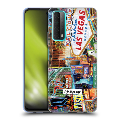 P.D. Moreno Cities Las Vegas 1 Soft Gel Case for Huawei P Smart (2021)