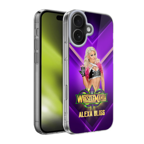 WWE Wrestlemania 34 Superstars Alexa Bliss Soft Gel Case for Apple iPhone 17