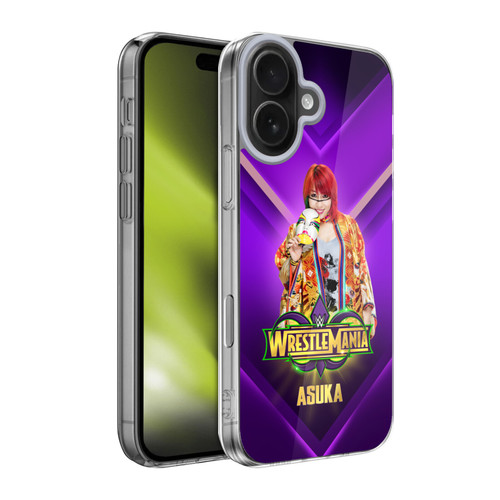 WWE Wrestlemania 34 Superstars Asuka Soft Gel Case for Apple iPhone 17