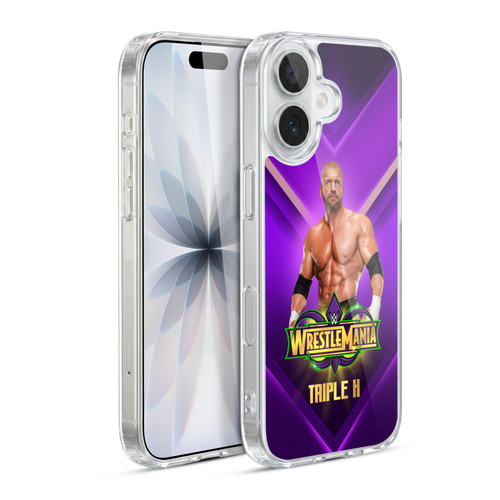 WWE Wrestlemania 34 Superstars Triple H Soft Gel Case for Apple iPhone 17