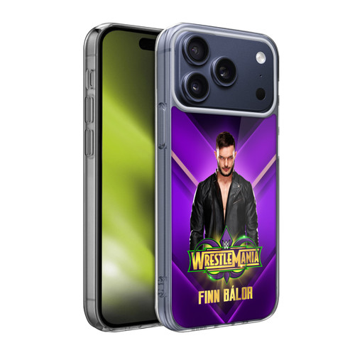 WWE Wrestlemania 34 Superstars Finn Bálor Soft Gel Case for Apple iPhone 17 Pro Max