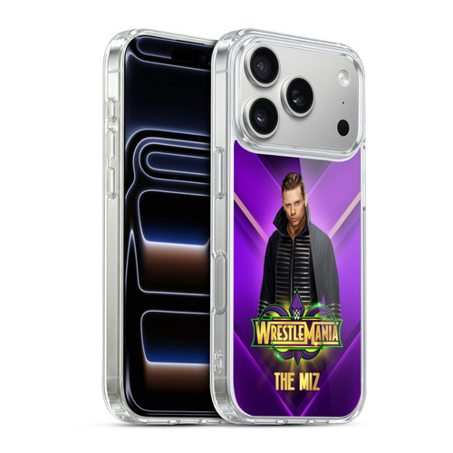 WWE Wrestlemania 34 Superstars The Miz Soft Gel Case for Apple iPhone 17 Pro