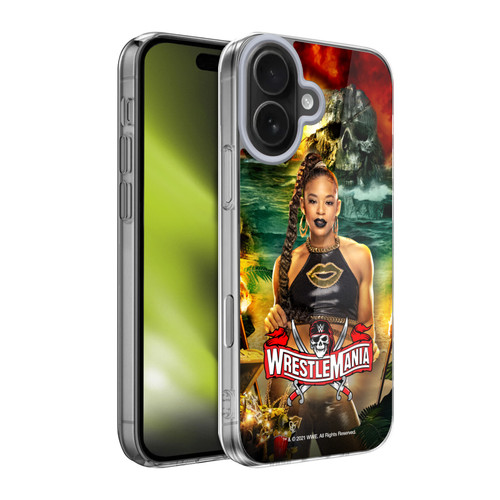 WWE Wrestlemania 37 Superstars Bianca Belair Soft Gel Case for Apple iPhone 17