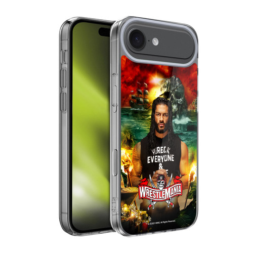 WWE Wrestlemania 37 Superstars Roman Reigns Soft Gel Case for Apple iPhone 17 Air