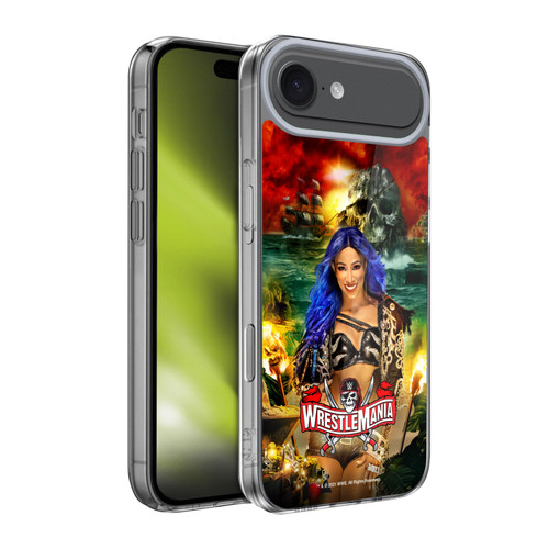 WWE Wrestlemania 37 Superstars Sasha Banks Soft Gel Case for Apple iPhone 17 Air