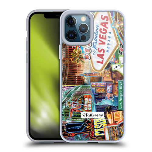 P.D. Moreno Cities Las Vegas 1 Soft Gel Case for Apple iPhone 12 Pro Max
