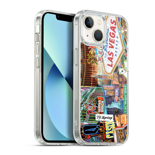 P.D. Moreno Cities Las Vegas 1 Soft Gel Case for Apple iPhone 13