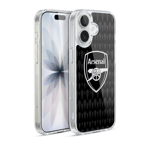 Arsenal FC 2023/24 Crest Kit Home Goalkeeper Soft Gel Case for Apple iPhone 17