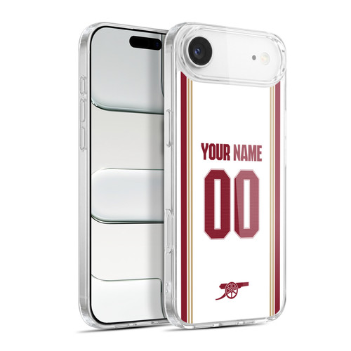 Custom Customised Personalised Arsenal FC 2025/26 Kit Third Soft Gel Case for Apple iPhone 17 Air