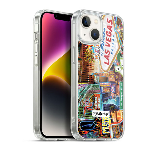 P.D. Moreno Cities Las Vegas 1 Soft Gel Case for Apple iPhone 14