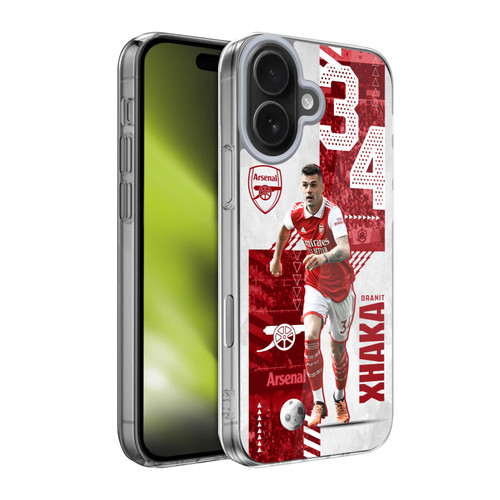 Arsenal FC 2022/23 First Team Granit Xhaka Soft Gel Case for Apple iPhone 17 Arsenal FC 2022/23 First Team Granit Xhaka Soft Gel Case for Apple iPhone 17