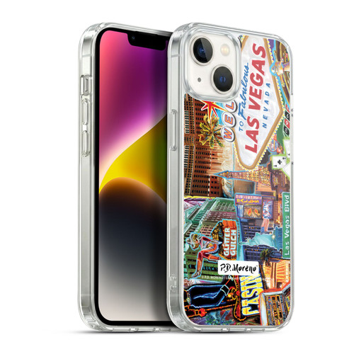 P.D. Moreno Cities Las Vegas 1 Soft Gel Case for Apple iPhone 14 Plus & MagSafe