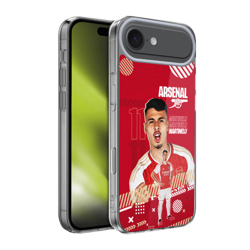 Arsenal FC 2023/24 First Team Gabriel Soft Gel Case for Apple iPhone 17 Air