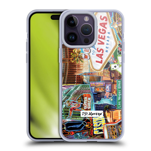 P.D. Moreno Cities Las Vegas 1 Soft Gel Case for Apple iPhone 14 Pro Max