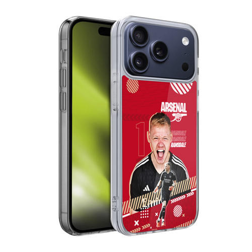 Arsenal FC 2023/24 First Team Aaron Ramsdale Soft Gel Case for Apple iPhone 17 Pro