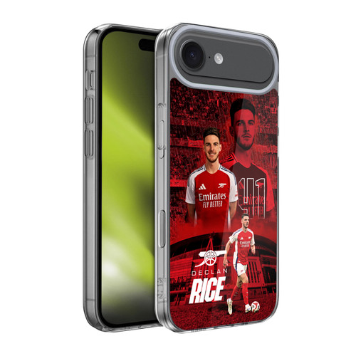 Arsenal FC 2024/25 First Team Declan Rice Soft Gel Case for Apple iPhone 17 Air