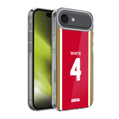 Arsenal FC 2023/24 Players Home Kit Ben White Soft Gel Case for Apple iPhone 17 Air