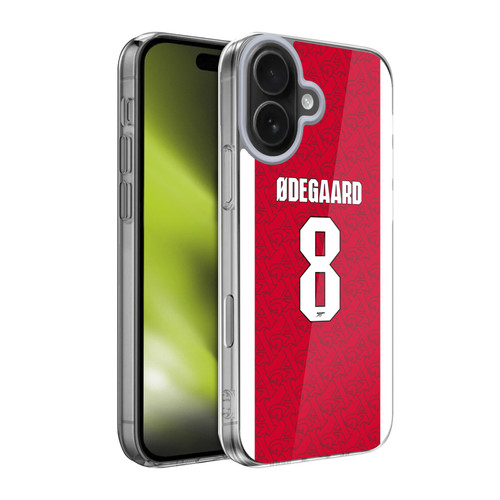 Arsenal FC 2025/26 Players Home Kit Martin Ødegaard Soft Gel Case for Apple iPhone 17 Arsenal FC 2025/26 Players Home Kit Martin Ødegaard Soft Gel Case for Apple iPhone 17