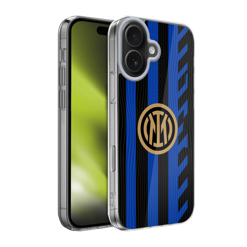 Fc Internazionale Milano 2024/25 Crest Kit Home Soft Gel Case for Apple iPhone 17