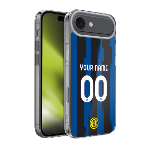 Custom Customised Personalised Inter Milan 2023/24 Kit Home Soft Gel Case for Apple iPhone 17 Air