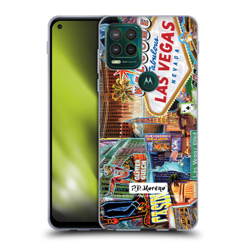 P.D. Moreno Cities Las Vegas 1 Soft Gel Case for Motorola Moto G Stylus 5G 2021