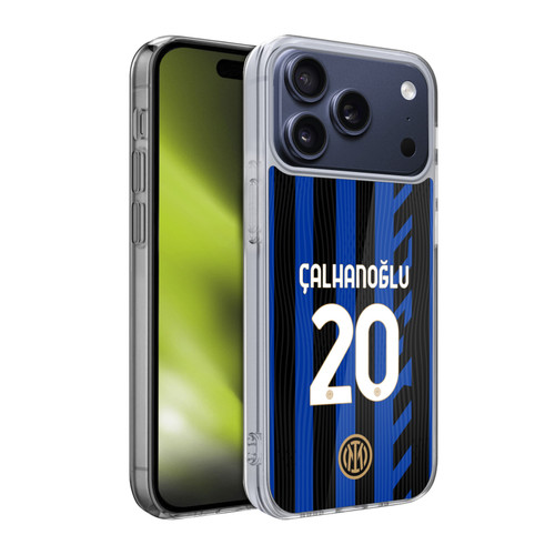 Fc Internazionale Milano 2024/25 Players Home Kit Hakan Çalhanoglu Soft Gel Case for Apple iPhone 17 Pro Fc Internazionale Milano 2024/25 Players Home Kit Hakan Çalhanoglu Soft Gel Case for Apple iPhone 17 Pro