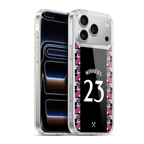 West Ham United FC 2023 Winners Away Kit Soft Gel Case for Apple iPhone 17 Pro Max