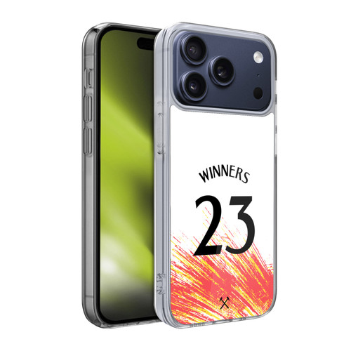 West Ham United FC 2023 Winners Third Kit Soft Gel Case for Apple iPhone 17 Pro