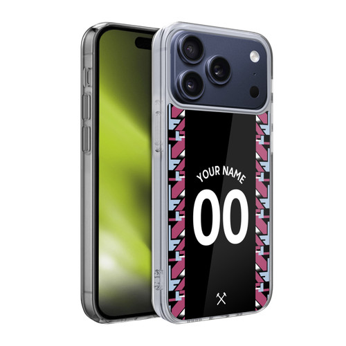 Custom Customised Personalised West Ham United FC 2022/23 Kit Away Soft Gel Case for Apple iPhone 17 Pro Custom Customised Personalised West Ham United FC 2022/23 Kit Away Soft Gel Case for Apple iPhone 17 Pro
