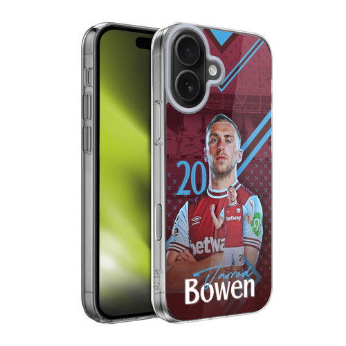 West Ham United FC 2024/25 First Team Jarrod Bowen Soft Gel Case for Apple iPhone 17