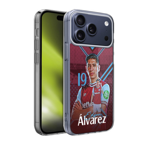 West Ham United FC 2024/25 First Team Edson Álvarez Soft Gel Case for Apple iPhone 17 Pro Max