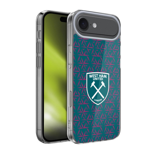 West Ham United FC 2022/23 Crest Kit Home Goalkeeper Soft Gel Case for Apple iPhone 17 Air