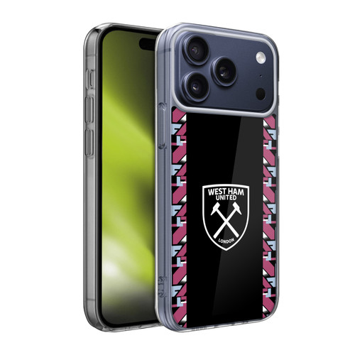 West Ham United FC 2022/23 Crest Kit Away Soft Gel Case for Apple iPhone 17 Pro Max