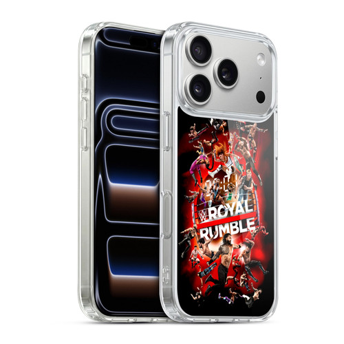 WWE 2022 Royal Rumble Key Art Soft Gel Case for Apple iPhone 17 Pro