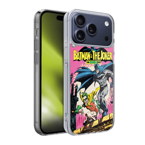 Batman DC Comics 90th Anniversary Comic Books Batman And Joker Soft Gel Case for Apple iPhone 17 Pro Batman DC Comics 90th Anniversary Comic Books Batman And Joker Soft Gel Case for Apple iPhone 17 Pro