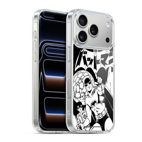 Batman DC Comics Bat-Manga! Black And White Soft Gel Case for Apple iPhone 17 Pro