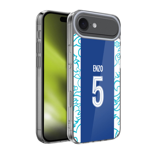 Chelsea Football Club 2022/23 Players Home Kit Enzo Fernández Soft Gel Case for Apple iPhone 17 Air