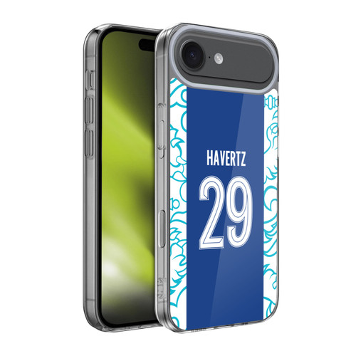 Chelsea Football Club 2022/23 Players Home Kit Kai Havertz Soft Gel Case for Apple iPhone 17 Air
