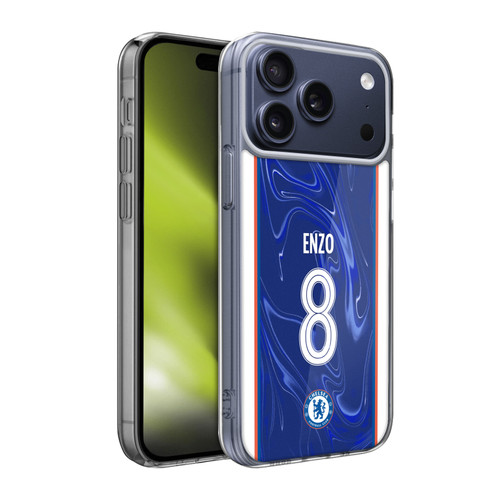 Chelsea Football Club 2024/25 Players Home Kit Enzo Fernández Soft Gel Case for Apple iPhone 17 Pro Max