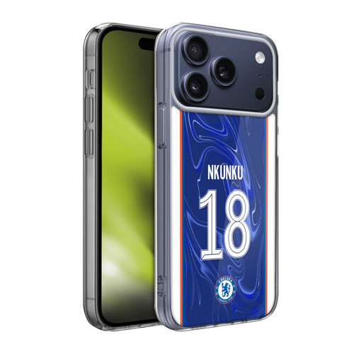 Chelsea Football Club 2024/25 Players Home Kit Christopher Nkunku Soft Gel Case for Apple iPhone 17 Pro Max