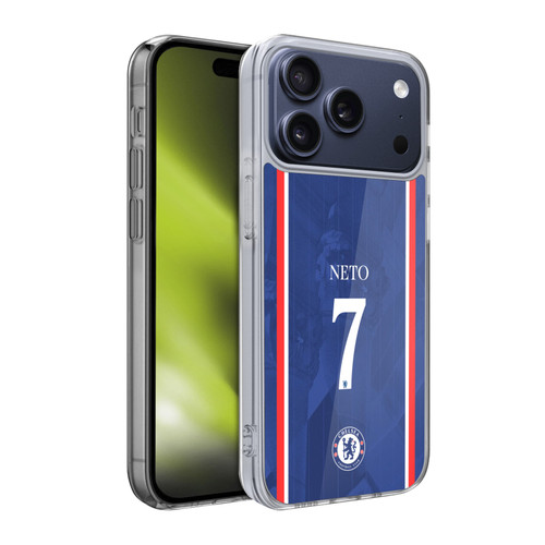 Chelsea Football Club 2025/26 Players Home Kit Pedro Neto Soft Gel Case for Apple iPhone 17 Pro Chelsea Football Club 2025/26 Players Home Kit Pedro Neto Soft Gel Case for Apple iPhone 17 Pro
