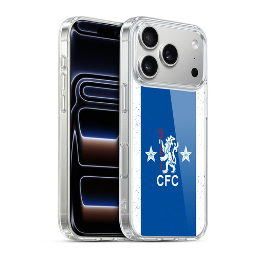 Chelsea Football Club Retro Kit and Stadium 1978 Home Soft Gel Case for Apple iPhone 17 Pro